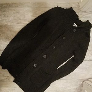 Long Roxy hooded cardigan